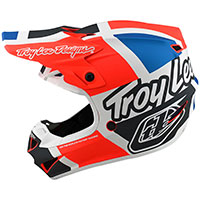Casco Troy Lee Designs Se4 Polyacrylite Quattro Arancio