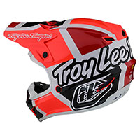 Troy Lee Designs Se4 Polyacrylite Quattro Helmet Red