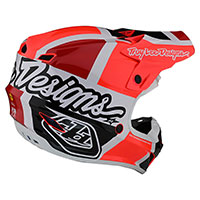 Troy Lee Designs Se4 Polyacrylite Quattro Helmet Red - 3