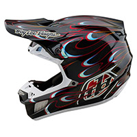 Casco Troy Lee Designs SE5 Carbon Torched rojo - img 2