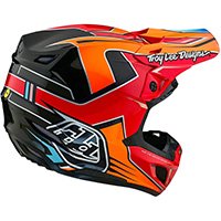 Casco Troy Lee Designs Se5 Composite Efix Arancio - img 2