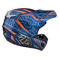 Troy Lee Designs Se5 Composite Lowrider Helmet Blue - 3