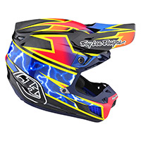 Casque Troy Lee Designs SE5 Carbon Lightning jaune - 2