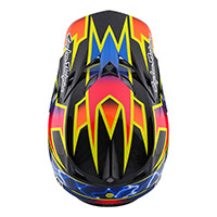 Casque Troy Lee Designs SE5 Carbon Lightning jaune - 3