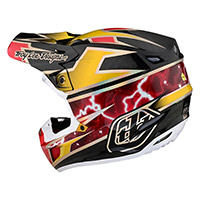 Troy Lee Designs SE5 カーボン ライトニング ヘルメット ゴールド - 2