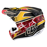 Casco Troy Lee Designs Se5 Carbon Lightning Oro - img 2