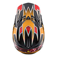 Troy Lee Designs SE5 カーボン ライトニング ヘルメット ゴールド - 4