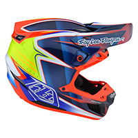 Troy Lee Designs SE5 カーボン ラインズ ヘルメット ブルー - 2