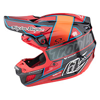 Casco Troy Lee Designs Se5 Carbon Team Rosso