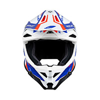 Casco Ufo Diamond blanco azul rojo - 4