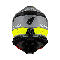 Ufo Diamond Helmet Grey Yellow Fluo - 5