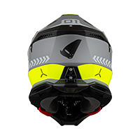 Casque Ufo Diamond gris jaune fluo - 5