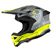 Casque Ufo Diamond Gris Jaune Fluo