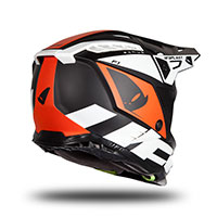 Casco Ufo Echus negro blanco naranja - 4