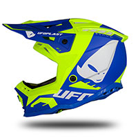 Casco Ufo Echus azul amarillo - 2