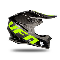 Casque Ufo Intrepid gris jaune - 3