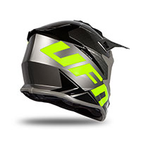 Casco Ufo Intrepid Grigio Giallo - 4
