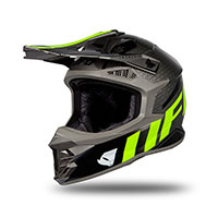 Casco Ufo Intrepid gris amarillo