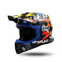 Casco infantil Ufo Korey amarillo azul