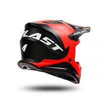 Casco infantil Ufo Korey negro rojo