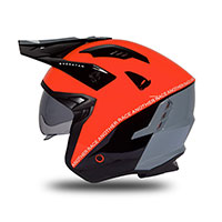 Casque Ufo Sheratan 2206 Noir Orange