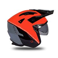 Casco Ufo Sheratan 2206 negro naranja - 3