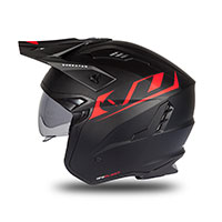 Casque Ufo Sheratan 2206 Noir Rouge