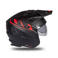 Casco Ufo Sheratan 2206 negro rojo - 3