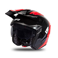 Casco Ufo Sheratan 2206 rojo brillo