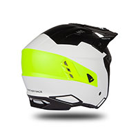 Ufo Sheratan 2206 Helmet Black White Yellow - 4