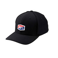 100% Contact X-fit Hat Black