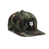 Cappellino Fox Head Camo Tech Flexfit Camo Verde
