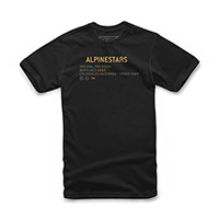 T-shirt Alpinestars Quest Noir