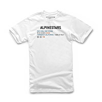 T-shirt Alpinestars Quest Blanc