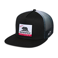 Gorra Trucker Alpinestars Cali Gradient Negro Blanco