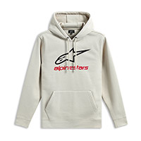 Sudadera con Capucha Alpinestars Always V3 Blanco Roto