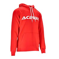 Sudadera con capucha Acerbis S-Logo rojo