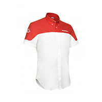 Camiseta Acerbis Team blanco rojo
