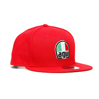 Agv 9fifty Snapback Cap Rouge