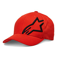 Gorro Alpinestars Corp Shift 2 Flexfit rojo cálido