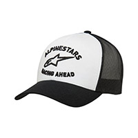 Gorra Alpinestars Triple Trucker Blanca Negra