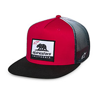 Gorra Alpinestars Cali Gradient Trucker Roja