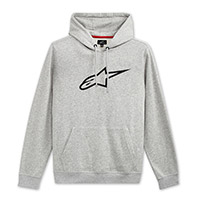 Sudadera con capucha Alpinestars Ageless V2 gris jaspeado