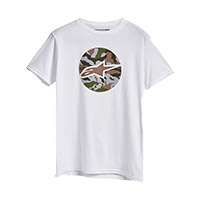 Maglia Alpinestars Camo Disk Bianco