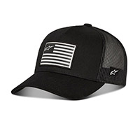 Sombrero Alpinestars Flag Snapback negro