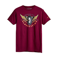 Camiseta Alpinestars Flyer maroon