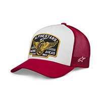 Casquette Trucker Alpinestars Heritage Patch Rouge