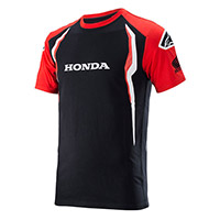 Camiseta Alpinestars Honda negro rojo