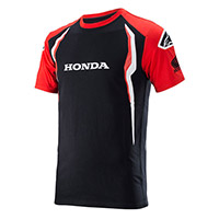 Alpinestars Honda T-shirt Nero Rosso