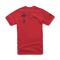 T-shirt Alpinestars Position Rouge